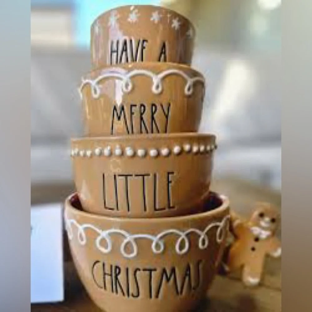 Rae Dunn Gingerbread‎ Measuring Cups